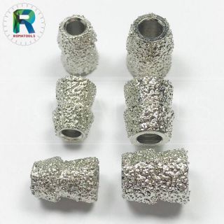 11mm 2 Tapers Diamond Vacuum Brazed Wire Saw Beads