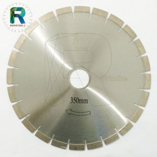 Silent Blades with Arix Segments for Granite Cutting