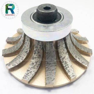 B20 Demi Bullnose Segmented Diamond Router Bits