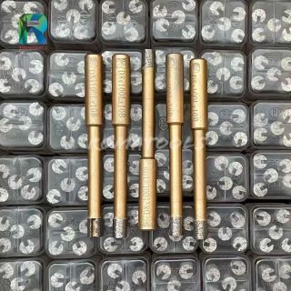 8mm Pin Diamond Core Drill Bits High Speed Steel Plain Finish for Granite Stone Porcelain Concrete