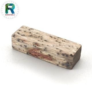 D1200 24x7.5x10mm Marble Travertine Segments with 3 Sides Opening Fast Cutting